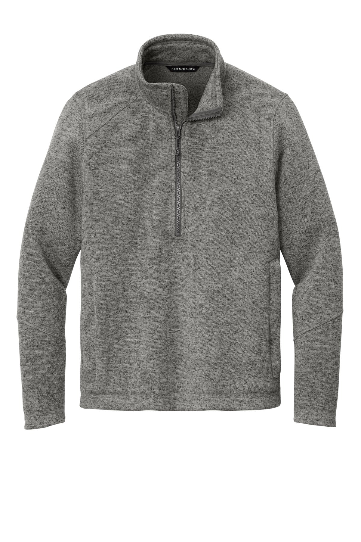 Port Authority Arc Sweater Fleece 1/4-Zip F426 Deep Smoke Heather