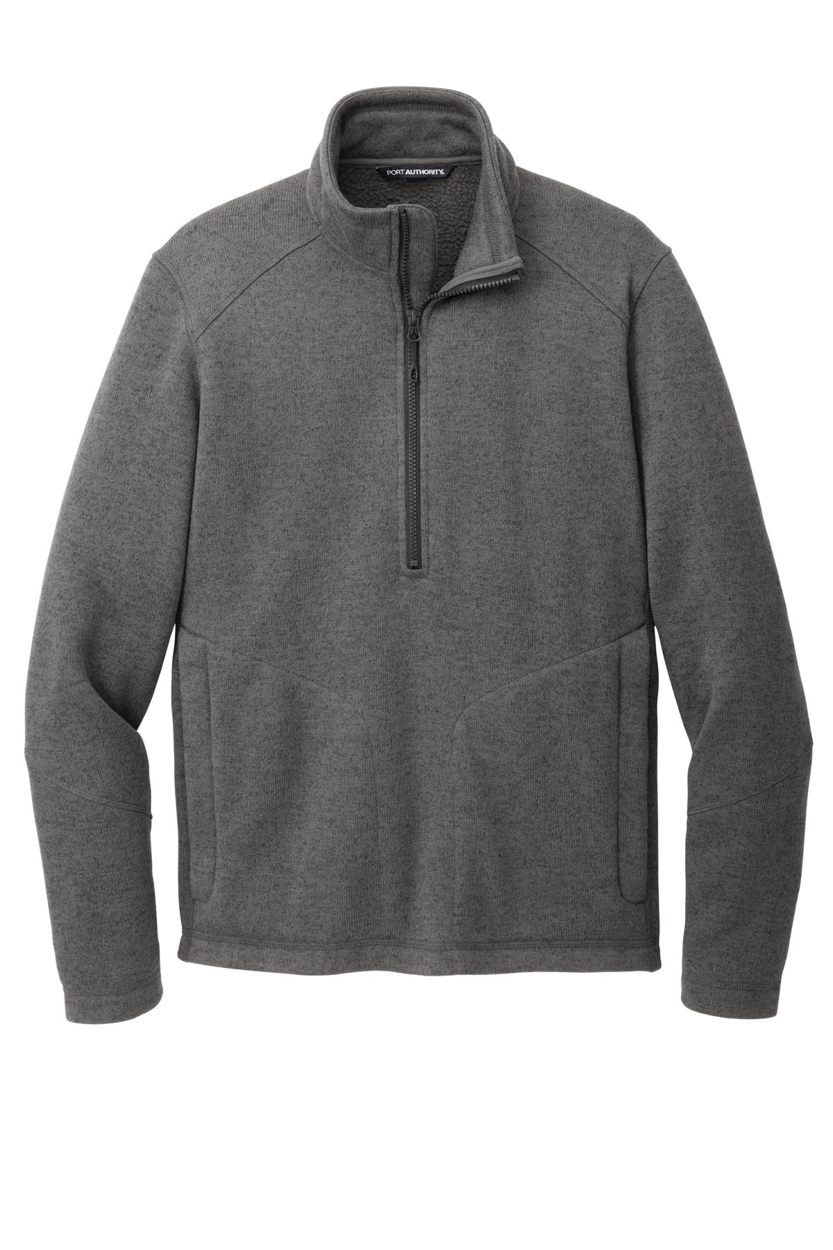 Port Authority Arc Sweater Fleece 1/4-Zip F426 Grey Smoke Heather