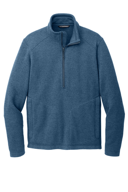 Port Authority Arc Sweater Fleece 1/4-Zip F426 Insignia Blue Heather