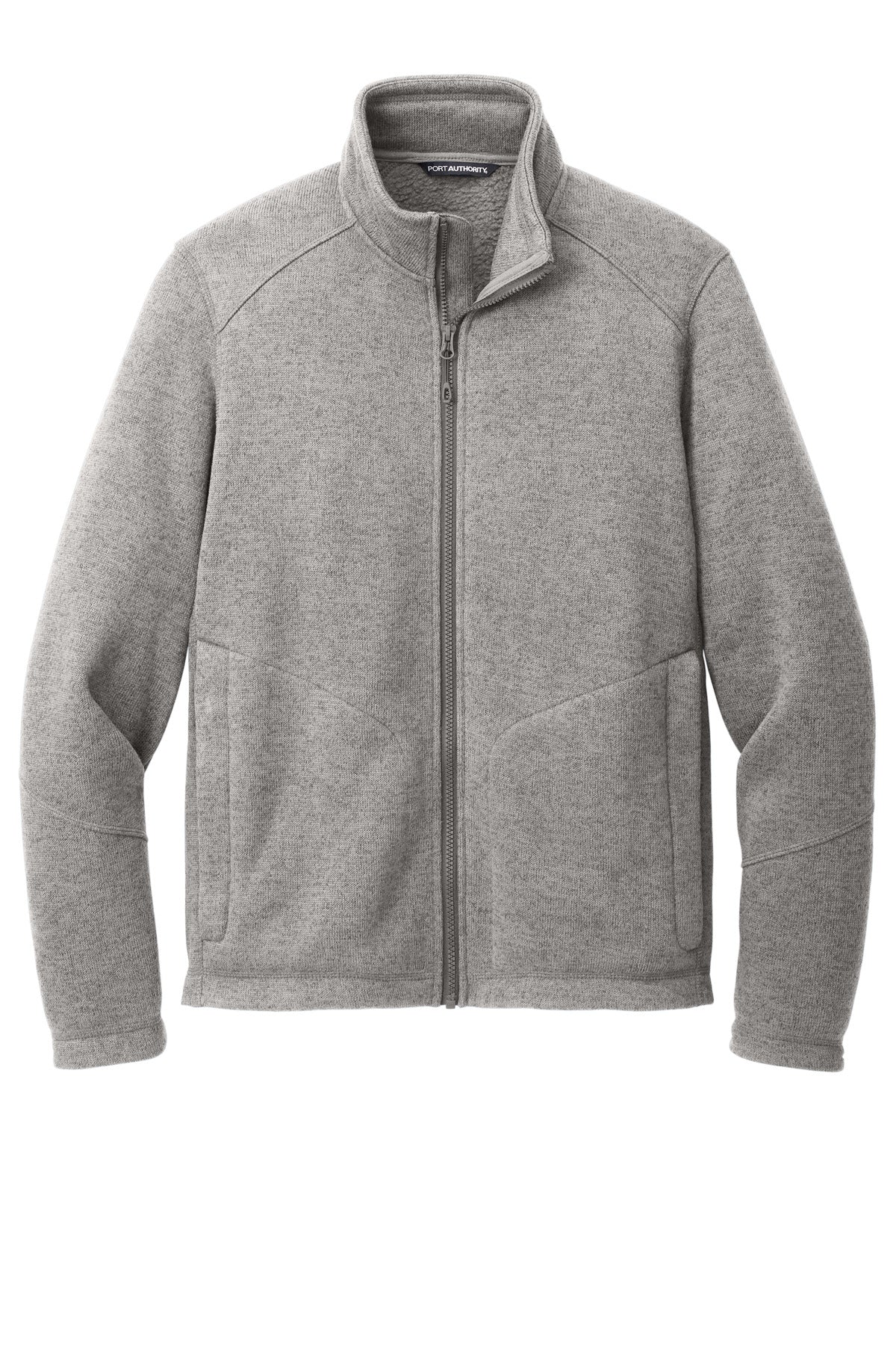 Port Authority Arc Sweater Fleece Jacket F428 Deep Smoke Heather