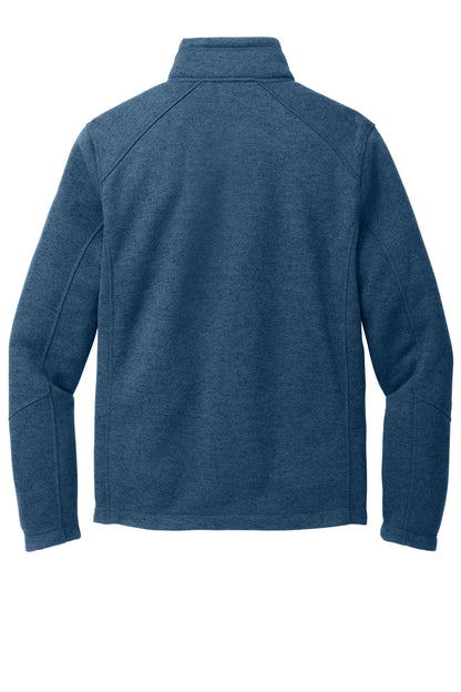 Port Authority Arc Sweater Fleece Jacket F428 Insignia Blue Heather