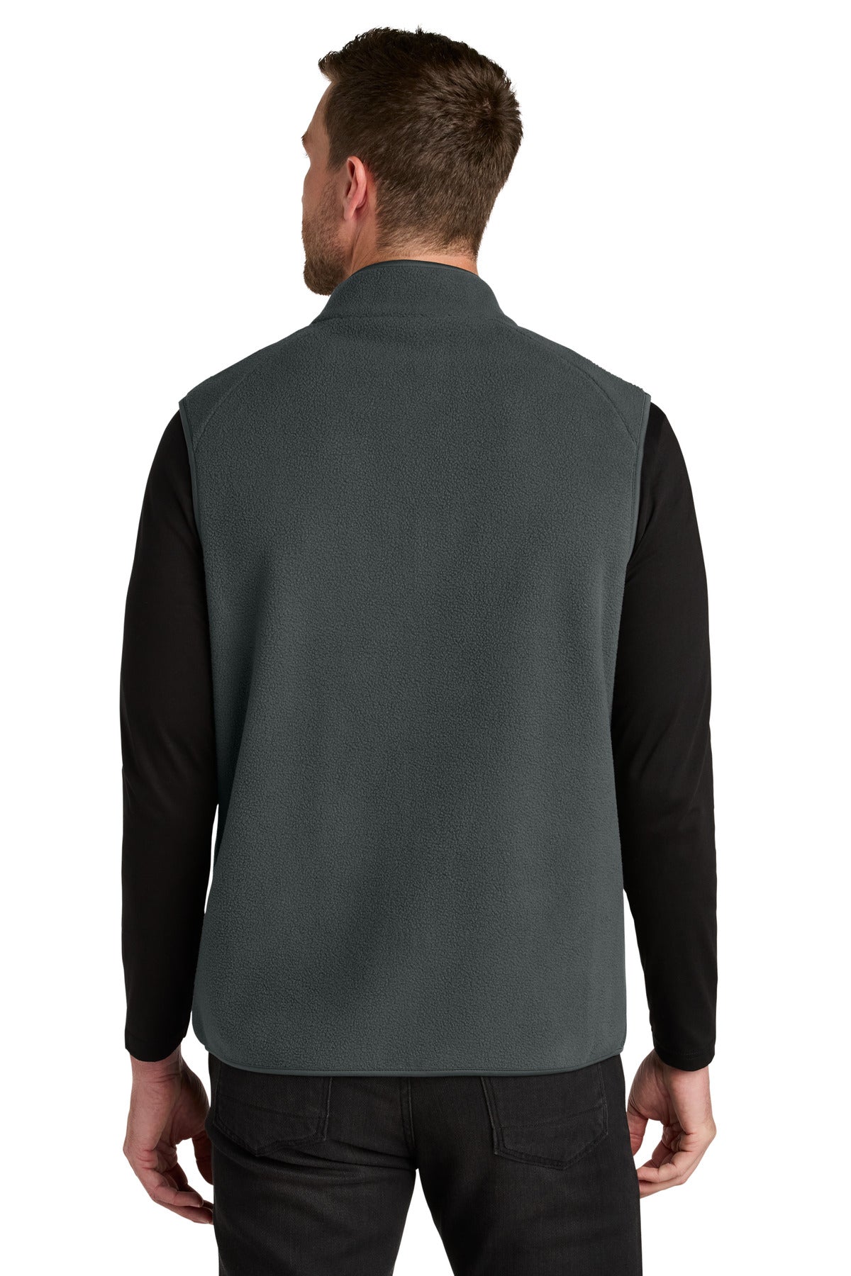 Port Authority C-FREE Fleece Vest F702 Grey Steel