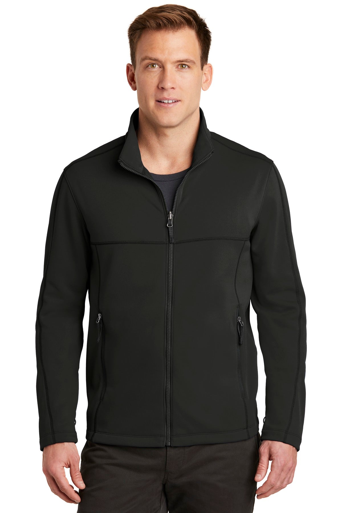 Port Authority Collective Smooth Fleece Jacket F904 Deep Black