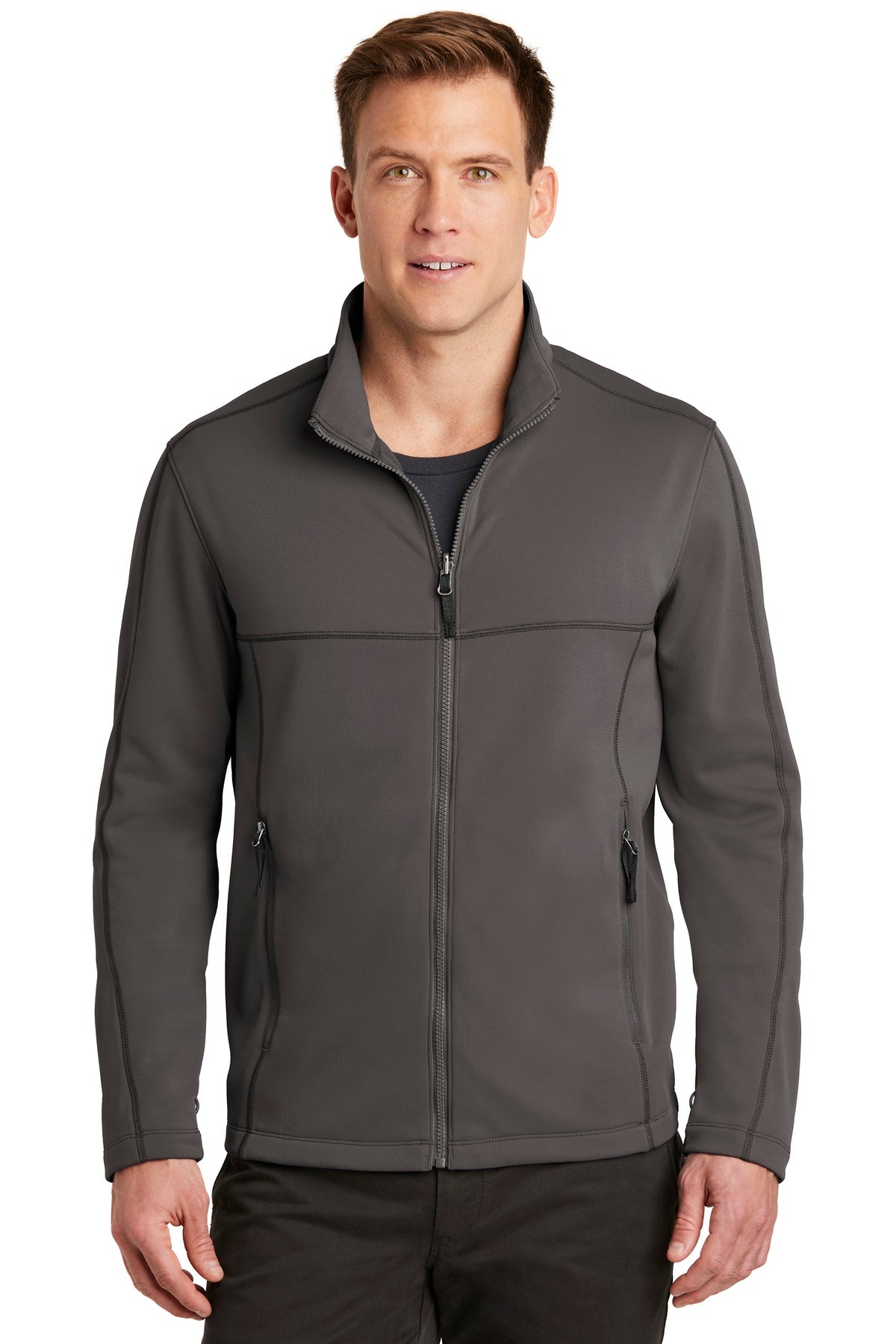 Port Authority Collective Smooth Fleece Jacket F904 Graphite