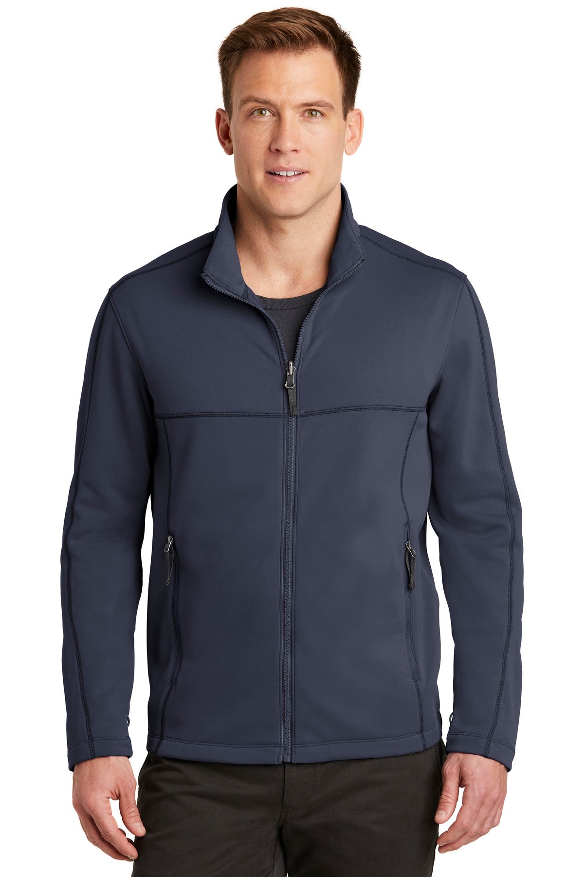 Port Authority Collective Smooth Fleece Jacket F904 River Blue Navy