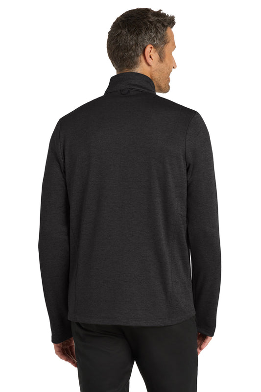 Port Authority  Collective Striated Fleece Jacket. F905 Deep Black Heather