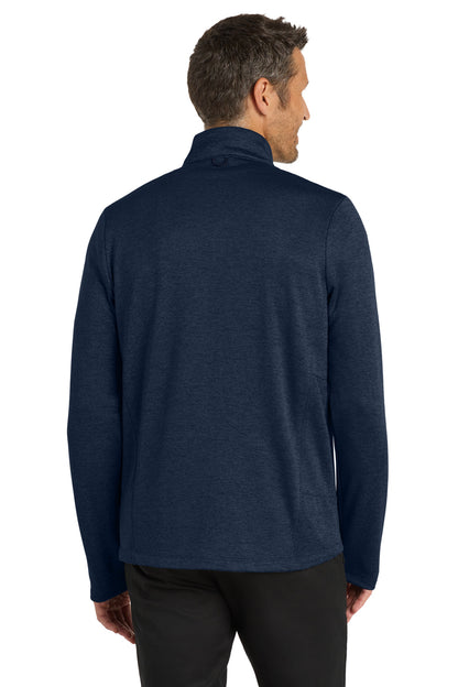 Port Authority  Collective Striated Fleece Jacket. F905 River Blue Navy Heather