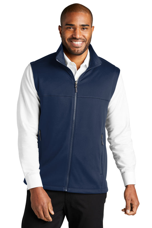 Port Authority Collective Smooth Fleece Vest F906 River Blue Navy