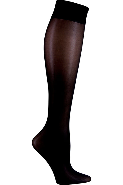 Legwear FASHIONSUPPOR Women's Knee High 8-15 mmHg Compression Sock Black