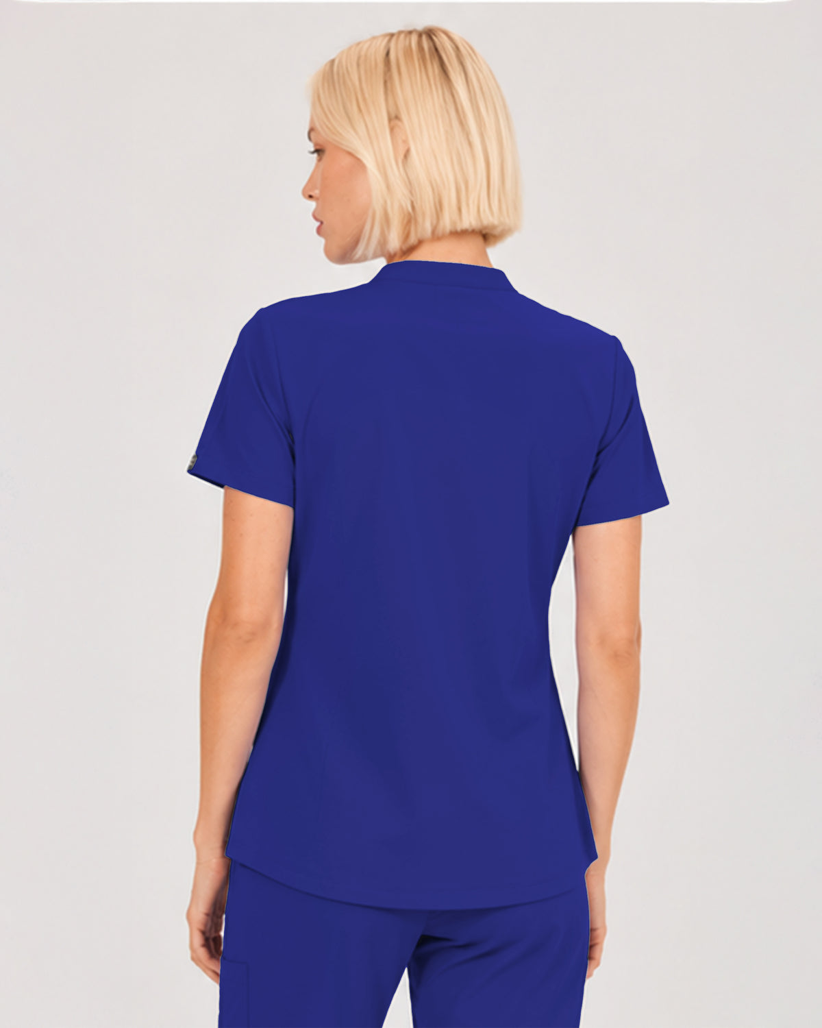 Foundry Women's 1055 Arden 2 Pocket Mandarin Top Galaxy