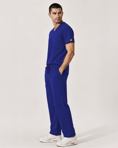 Foundry Men's 1505 Cobalt Men'S 1 Pocket V-Neck Top Galaxy
