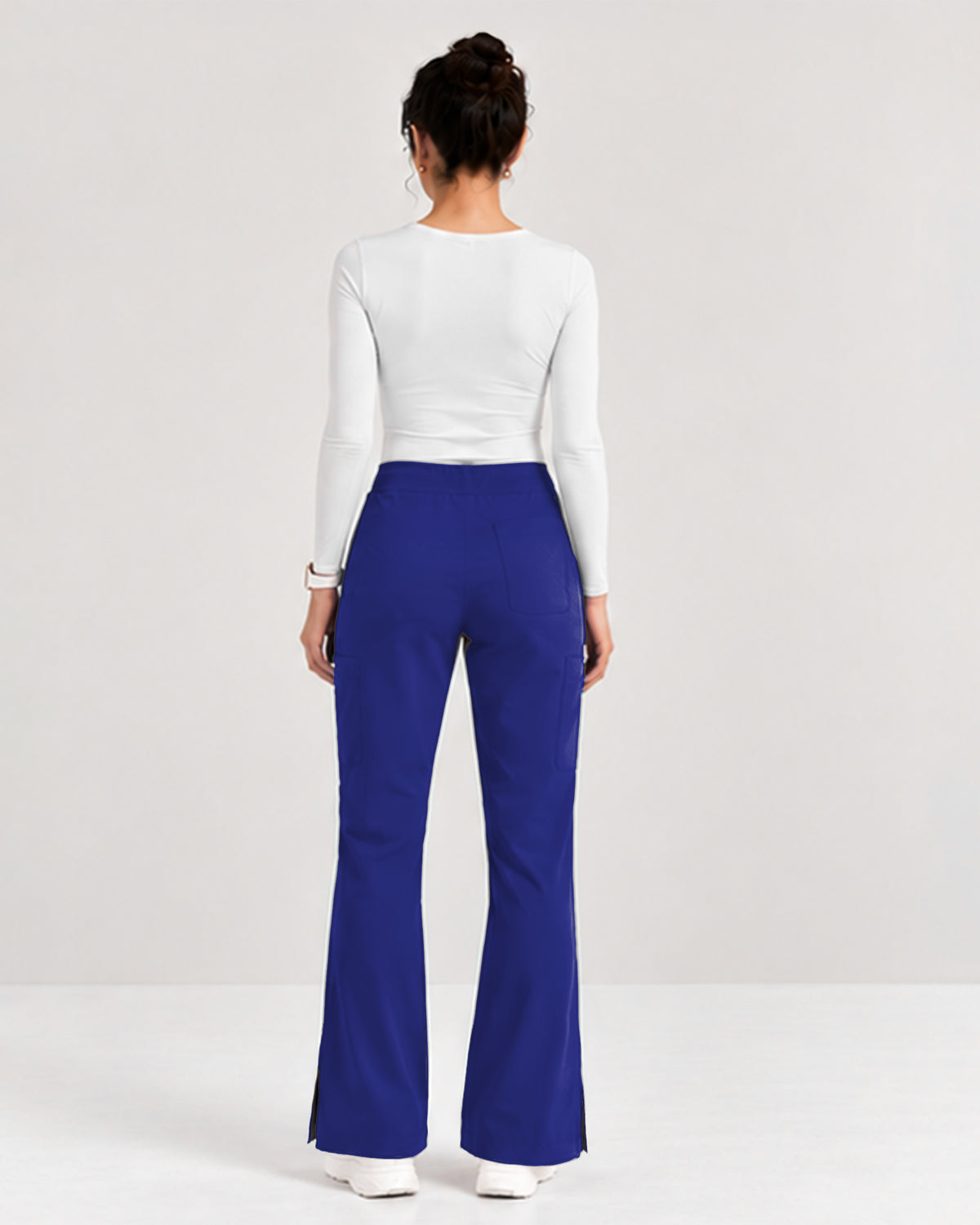 Foundry Women's 2005 Jasmine 5 Pocket Mini Flare Cargo Pant Galaxy