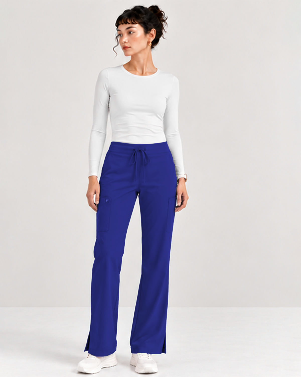 Foundry Women's 2005 Jasmine 5 Pocket Mini Flare Cargo Pant Galaxy