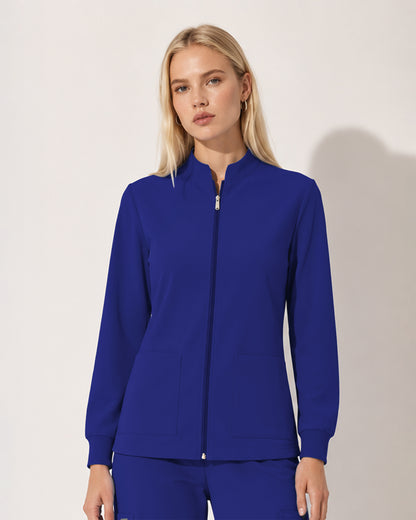 Foundry Women's 6005 Ellis 2 Pocket Scrub Jacket Galaxy