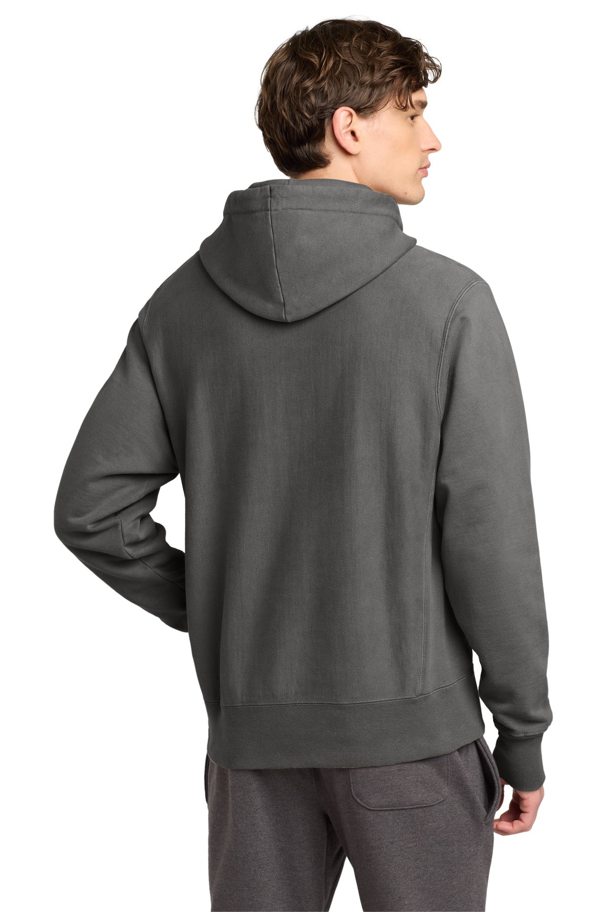 Champion Reverse Weave Garment-Dyed Hooded Sweatshirt GDS101 New Railroad
