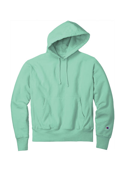 Champion Reverse Weave Garment-Dyed Hooded Sweatshirt GDS101 Pale Seafoam
