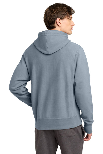 Champion Reverse Weave Garment-Dyed Hooded Sweatshirt GDS101 image 2
