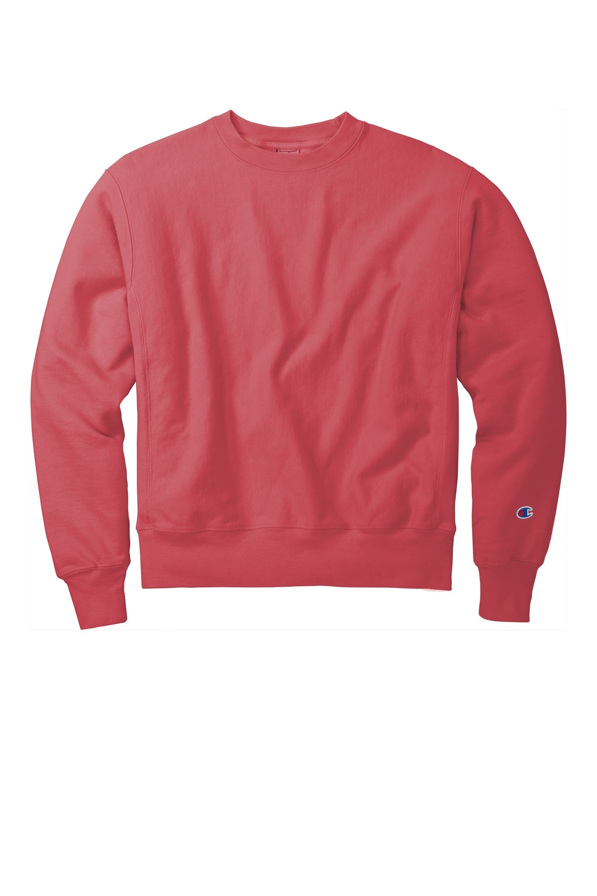 Champion Reverse Weave Garment-Dyed Crewneck Sweatshirt GDS149 Crimson