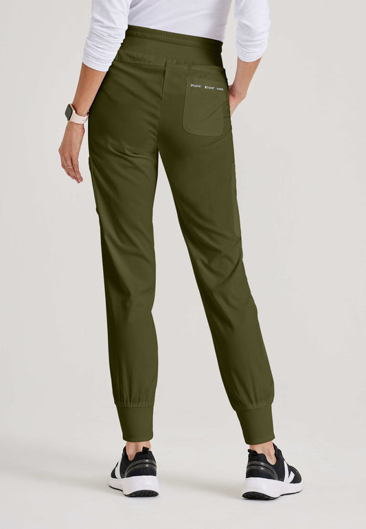 Greys Anatomy Stretch GRSP527 Carly Jogger Olive