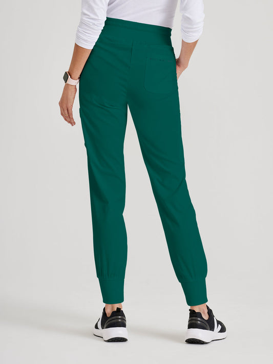 Greys Anatomy Stretch GRSP527 Carly Jogger Hunter Green