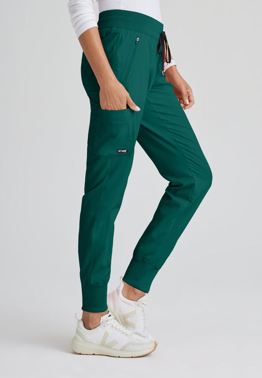 Greys Anatomy Stretch GRSP537 Eden Jogger Hunter Green