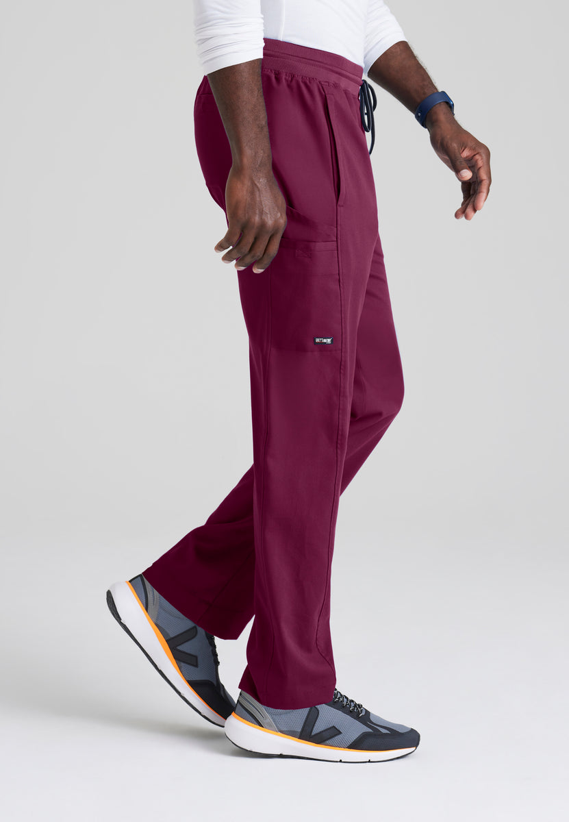 Greys Anatomy Stretch GRSP617 Hudson Scrub Pants Wine