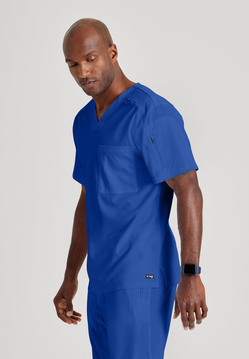 Greys Anatomy Stretch GRST079 Murphy Scrub Top Galaxy