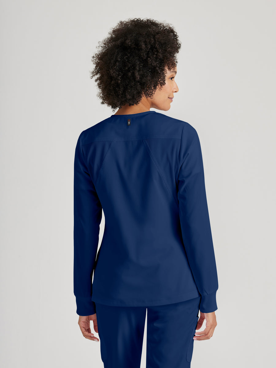 Greys Anatomy Stretch GRSW873 Gianna Warmup Indigo