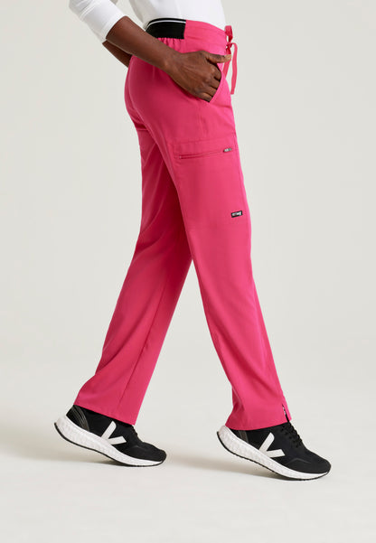 Greys Anatomy Stretch GRSP500 Kim Scrub Pants Vibrance Pink