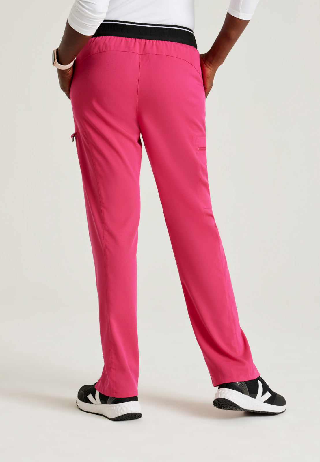 Greys Anatomy Stretch GRSP500 Kim Scrub Pants Vibrance Pink