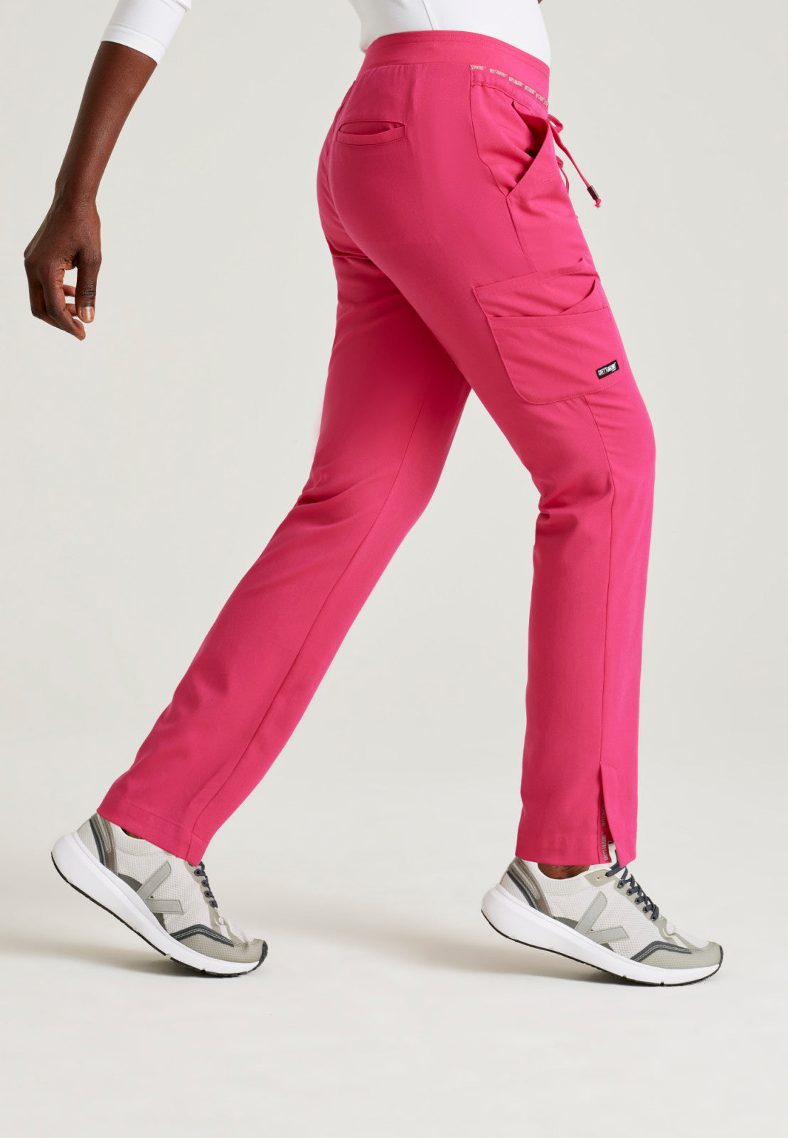 Greys Anatomy Stretch GRSP526 Serena Scrub Pants Vibrance Pink