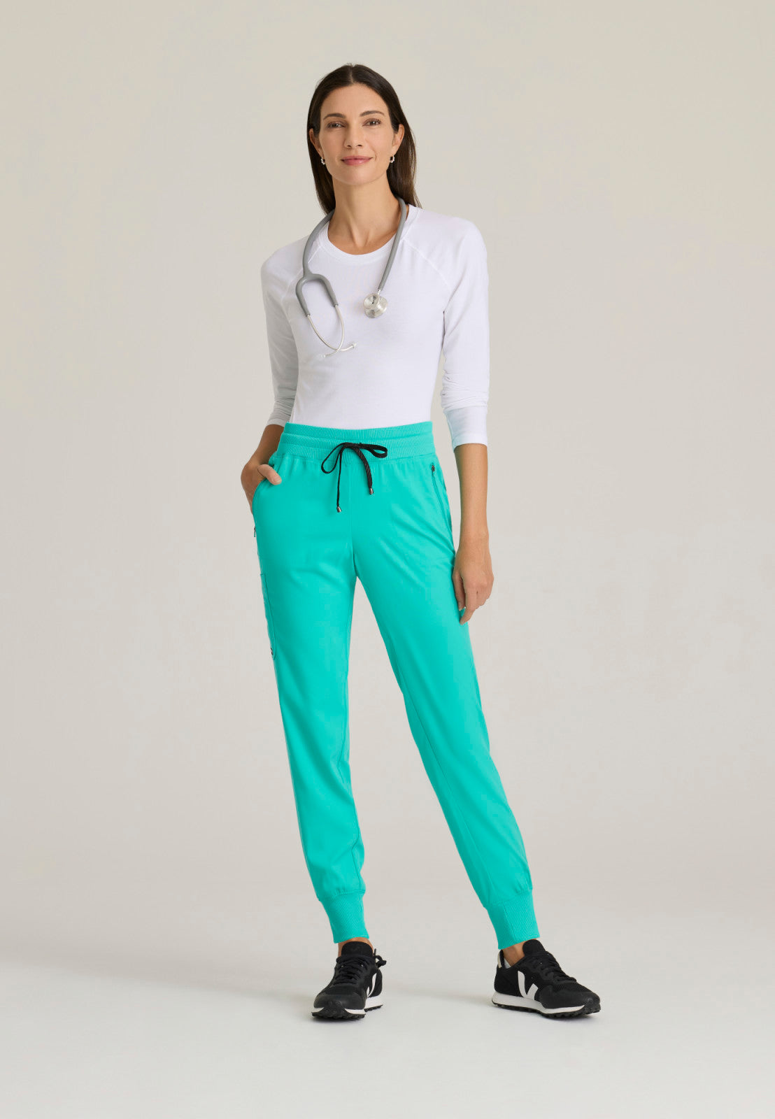 Greys Anatomy Stretch GRSP537 Eden Jogger Alpine Aqua