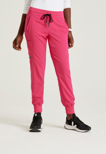 Greys Anatomy Stretch GRSP537 Eden Jogger Vibrance Pink