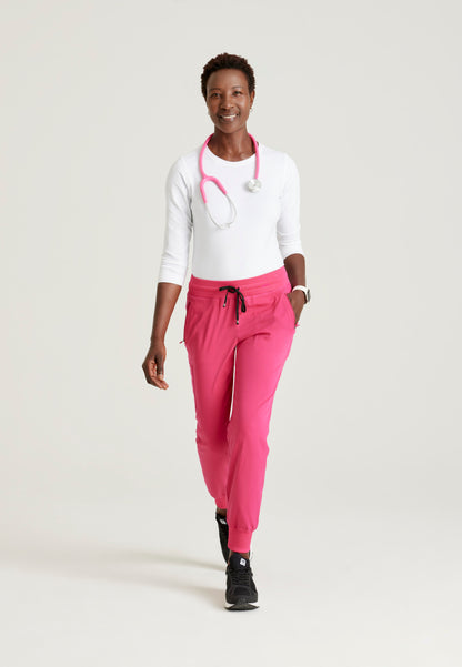 Greys Anatomy Stretch GRSP537 Eden Jogger Vibrance Pink