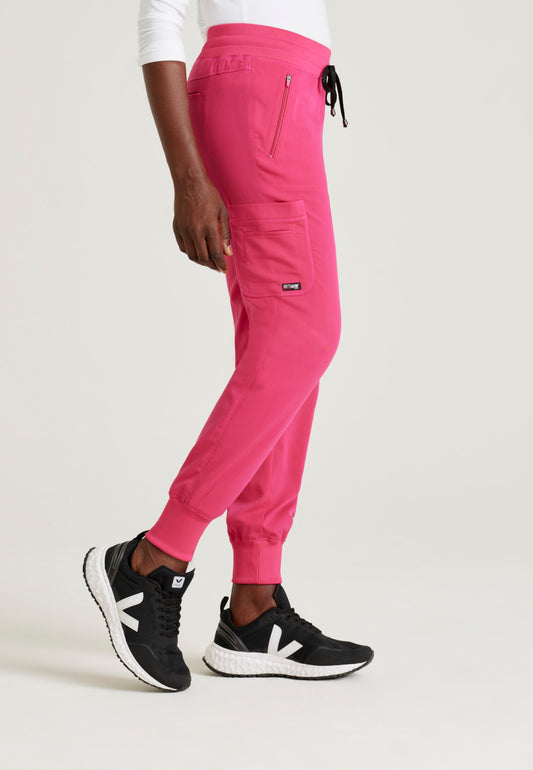 Greys Anatomy Stretch GRSP537 Eden Jogger Vibrance Pink