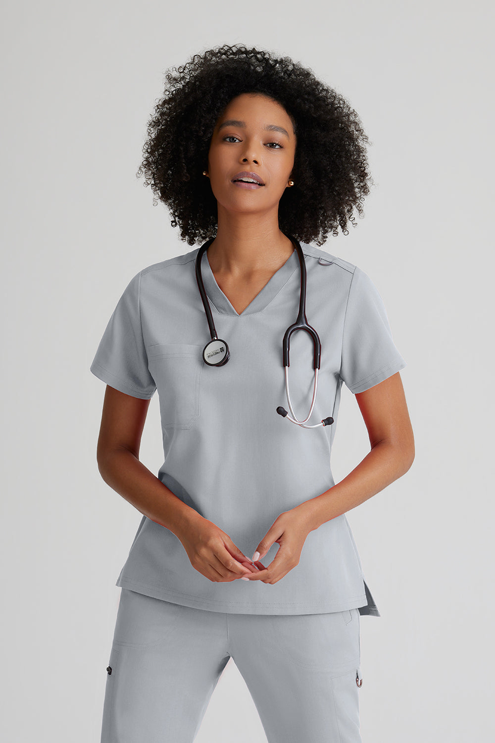 Greys Anatomy Stretch GVST028 Bree Scrub Top Moonstruck