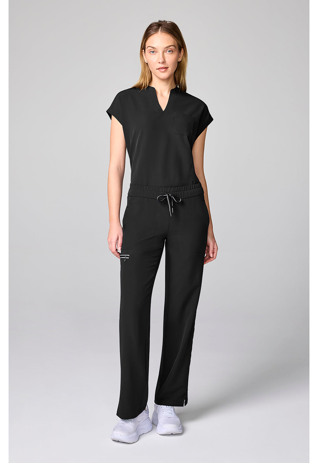 HH 360 HH00013 Women's Drawstring Scrub Pants Black