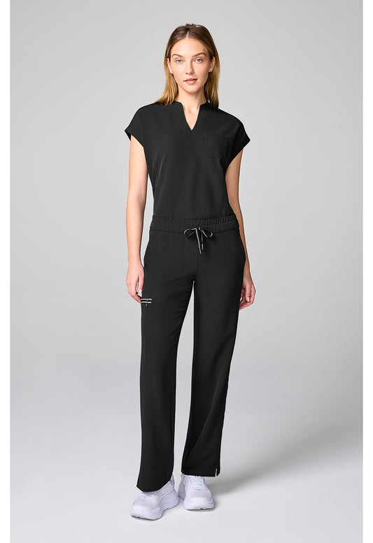HH 360 HH00013 Women's Drawstring Scrub Pants Black