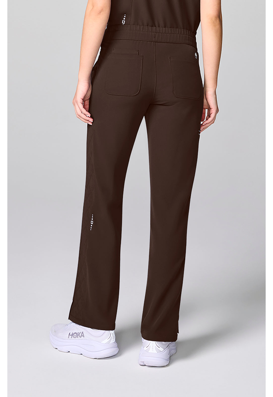 HH 360 HH00013 Women's Drawstring Scrub Pants Dark Chocolate