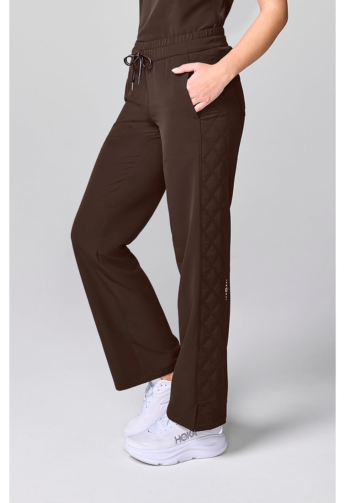 HH 360 HH00013 Women's Drawstring Scrub Pants Dark Chocolate