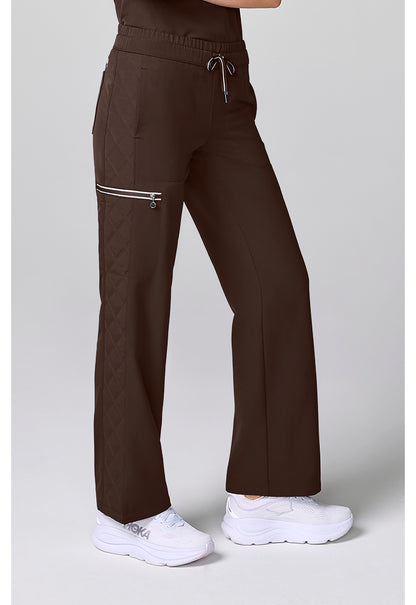 HH 360 HH00013 Women's Drawstring Scrub Pants Dark Chocolate