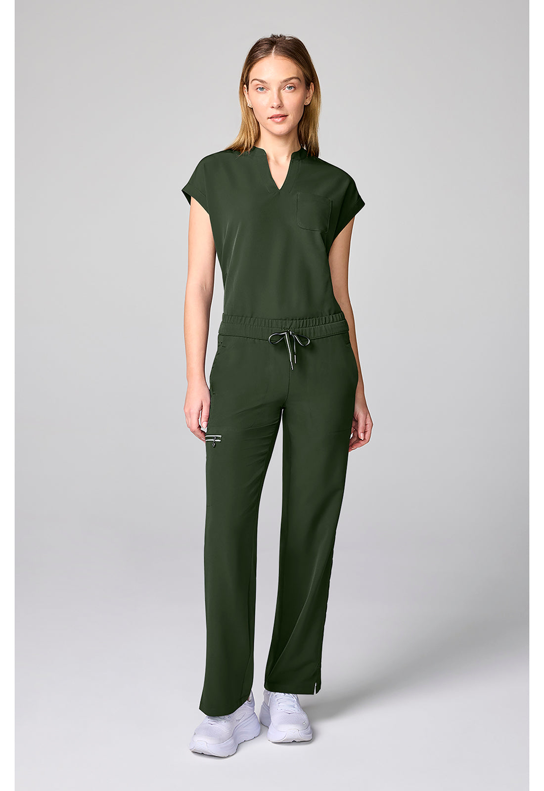 HH 360 HH00013 Women's Drawstring Scrub Pants Dark Pine