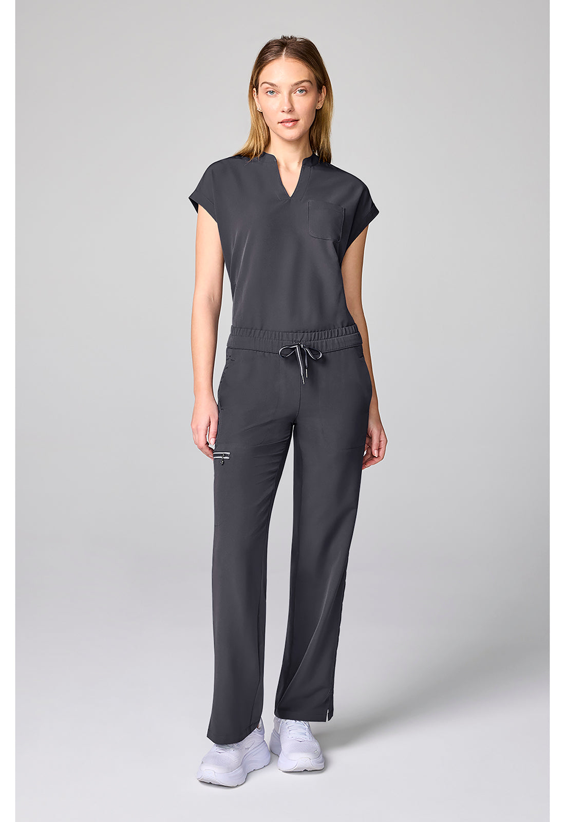HH 360 HH00013 Women's Drawstring Scrub Pants Pewter