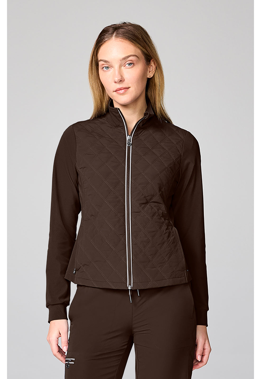 HH 360 HH00016 Women's Quilted Jacket Dark Chocolate