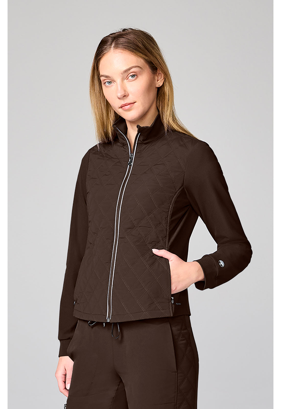 HH 360 HH00016 Women's Quilted Jacket Dark Chocolate