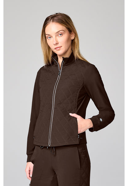 HH 360 HH00016 Women's Quilted Jacket Dark Chocolate