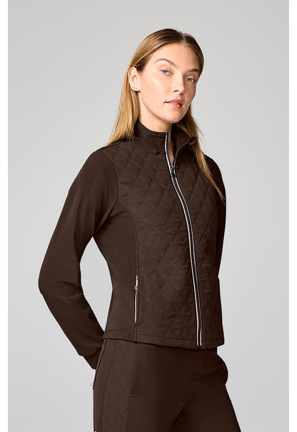 HH 360 HH00016 Women's Quilted Jacket Dark Chocolate