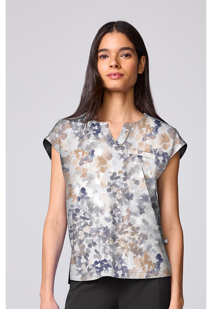 Prints HH00020 Women's Millie Scrub Top Drops Of Dew