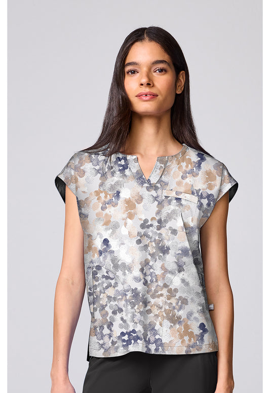 Prints HH00020 Women's Millie Scrub Top Drops Of Dew