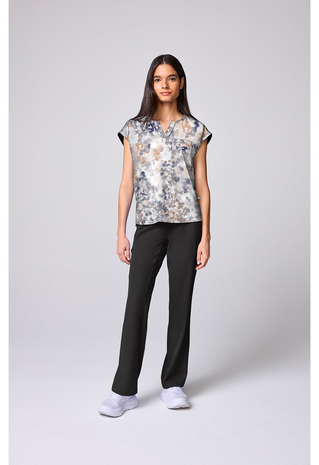 Prints HH00020 Women's Millie Scrub Top Drops Of Dew